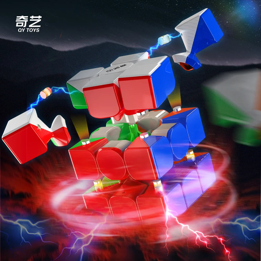 QiYi Warrior M 3x3x3 Magic Cube 3x3 Magnetic Speed Cube Cubo Magico Magic Cubo Professional Speed Puzzle Competition