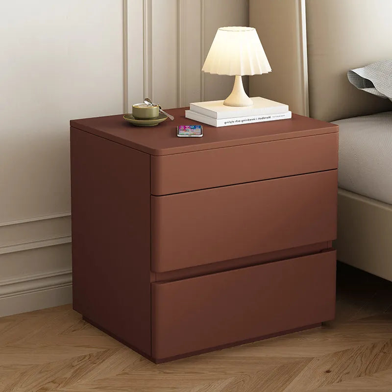 Cream Nordic Bedside Table With Secret Compartment Safe Modern Minimalist Nightstands Rustic Glamour Table De Chevet Furnitures