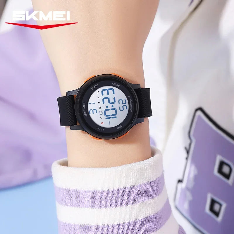 SKMEI 2427 Colorful Children Digital Kids Wristwatches Waterproof Sport Child Electronic Watch Boy Girl Shockproof Montre Enfant