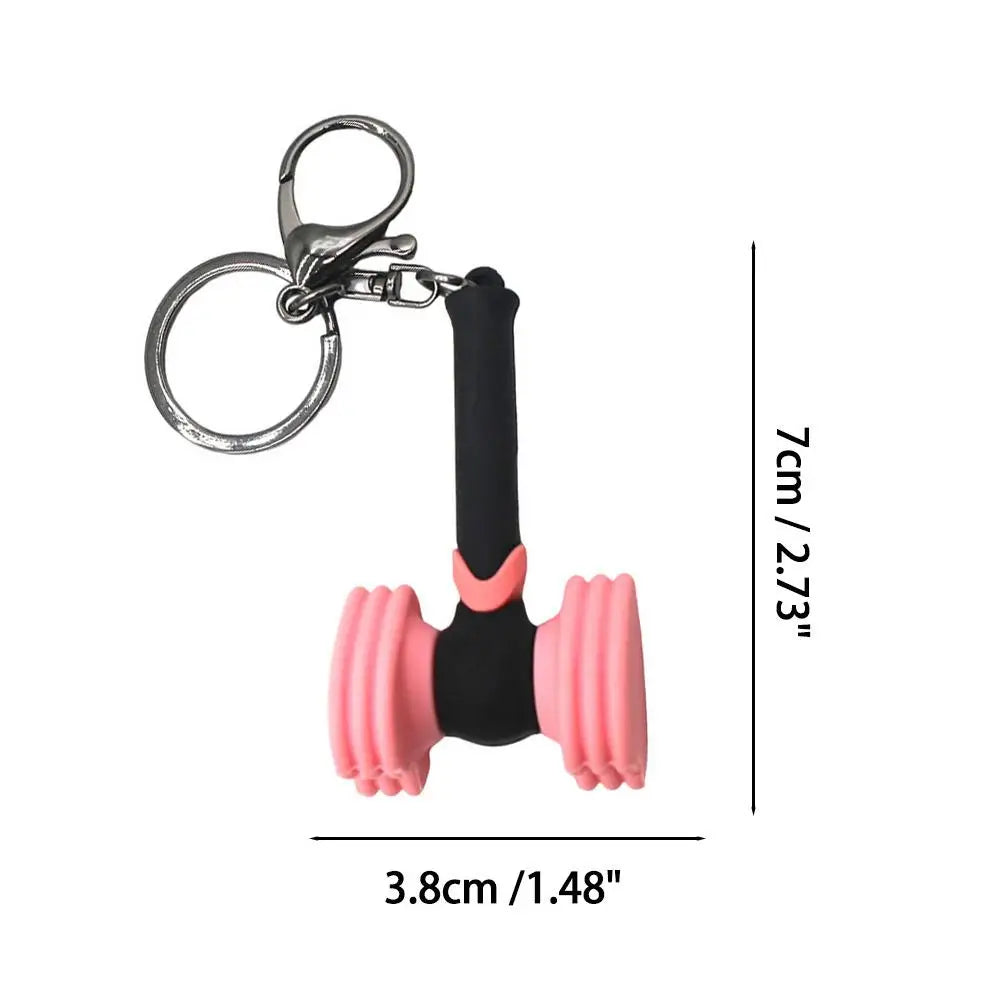 Bp Fan Support Stick Keychain Kpop Popular Girl Group Love Hammer Keychain Girl Group Star Concert Black Fan Support Stick Gifts