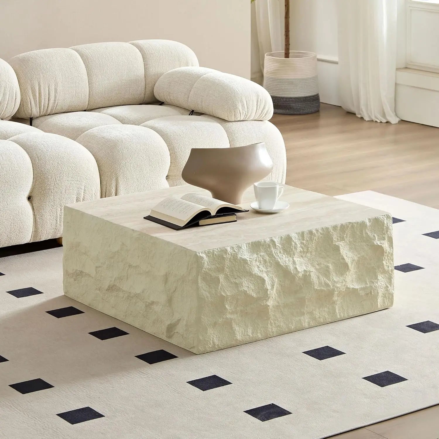 Modern Coffee Table with Silver Stainless Steel Pedestal,Oval Living Room Table with Faux Marble Top & Luxury, Customized