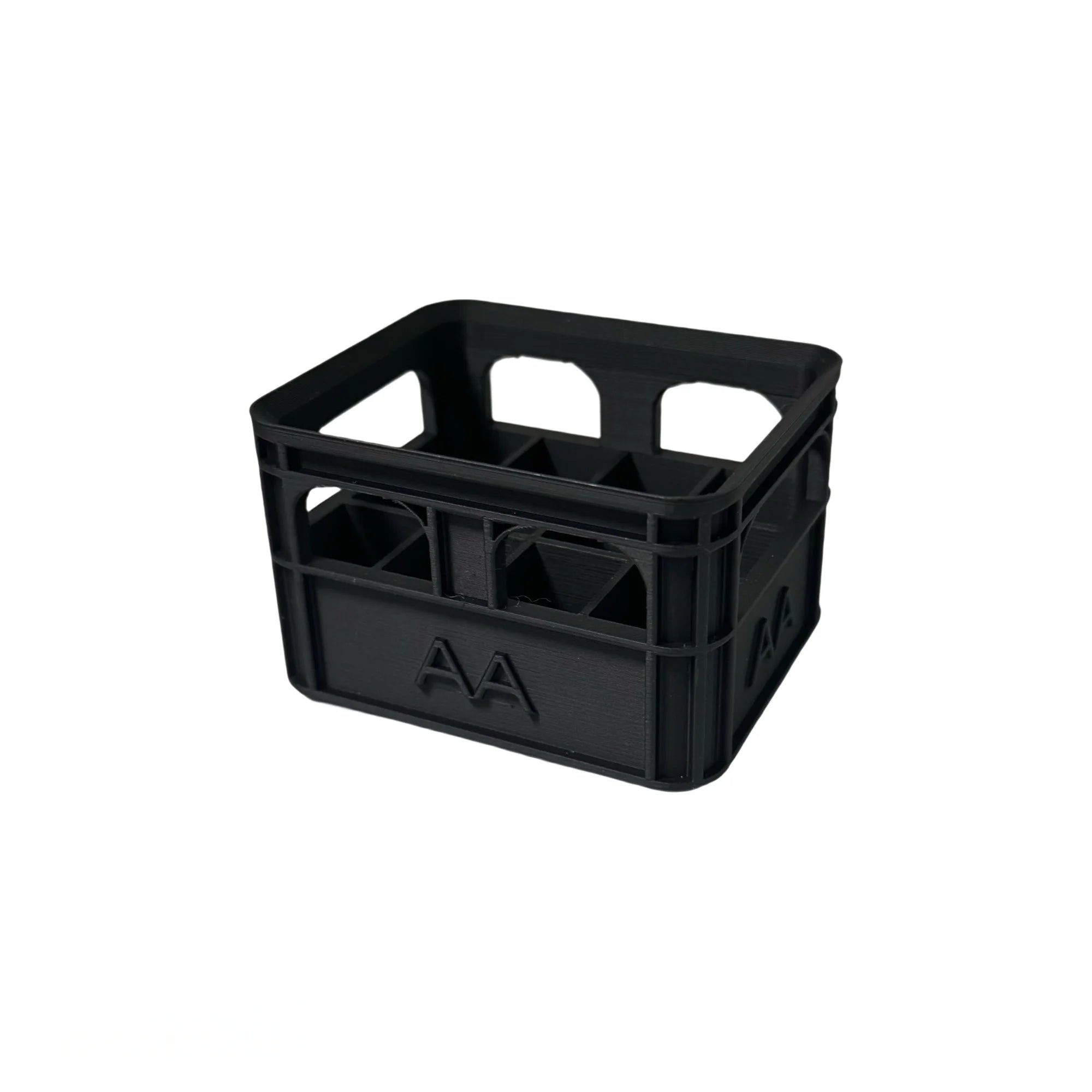 Retro industrial-style beer frame battery storage box, creative multi-functional large battery organizing basket, desktop decora