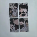 4Pcs Korean Manhwa Reverse Thinking Photo Card Set - 3 Inch Collectible Manga Character Collectible Lomo Cards ﻿
