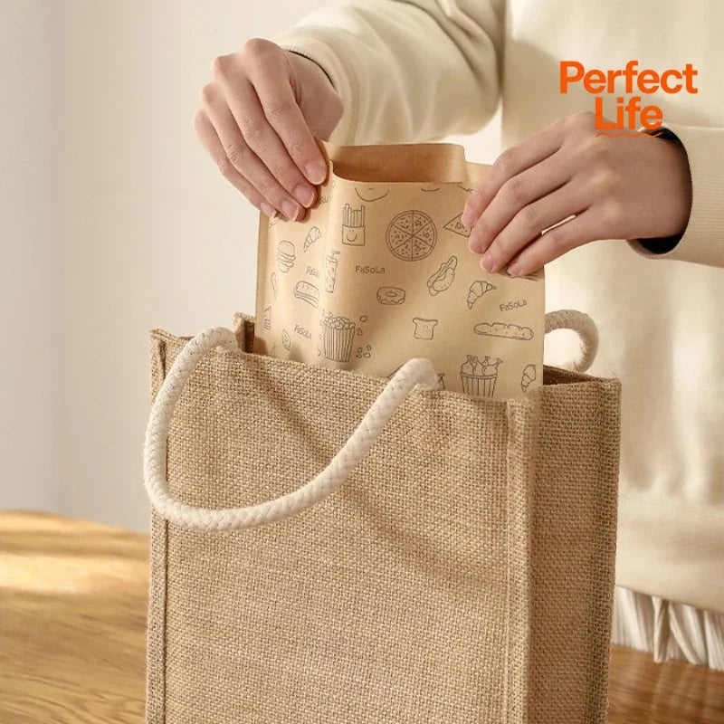 50/100 Pcs Greaseproof PaperDisposable Food Bags Packaging Baking Papers Disposable Packaging Baking Paper Kitchen Accessories