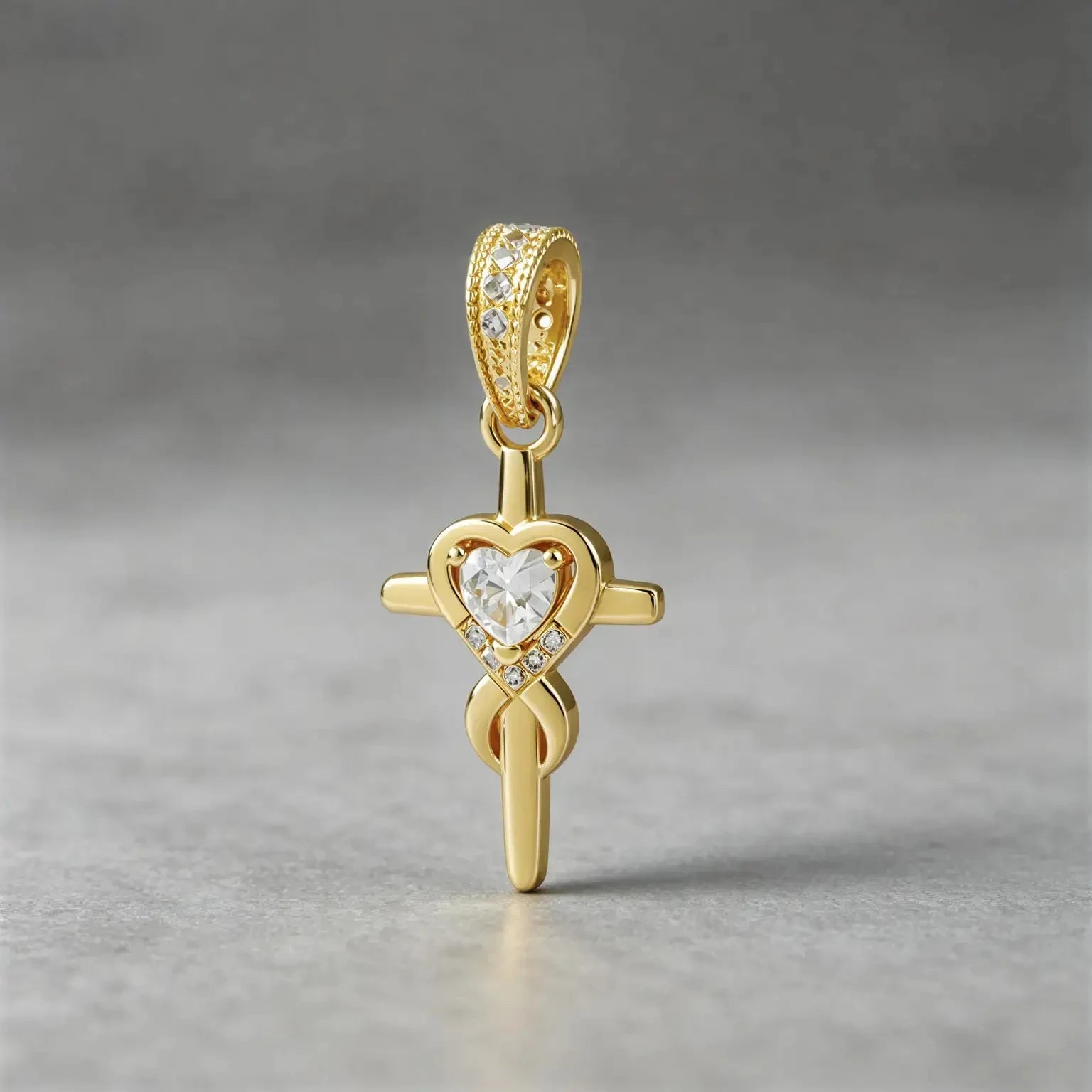 Gold Plated CZ Charms Fit Original Bracelet 925 Sterling Silver Core Heart Star Flower Dangle Beads Luxury DIY Jewelry Gift