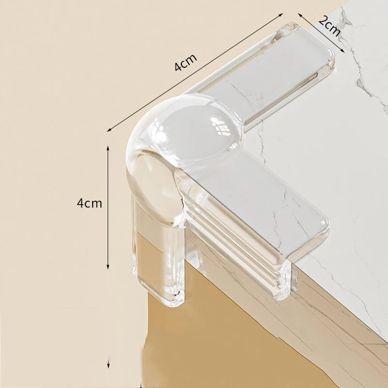 4pcs Children Baby Safety Silicone Protector Table Corner Edge Protection Cover Thickened Furniture Anticollision Edge Guards