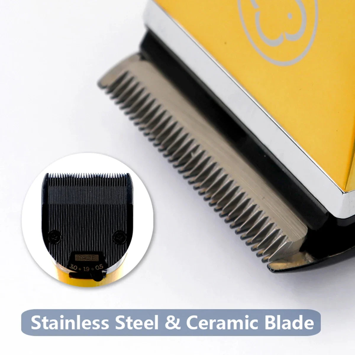 Madeshow 982F 986F Men Hair Clipper LED Display Low Noise Cordless Ceramic Blade Professional Hair Cutting Machine Hair Trimmer