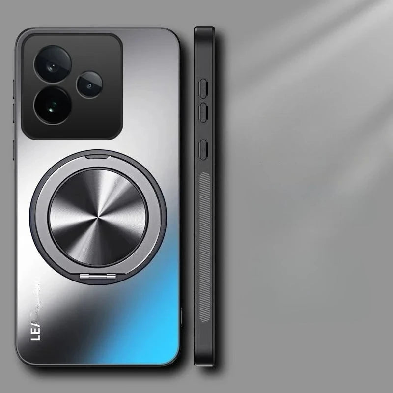 Case for Realme GT 7T GT7 Shockproof Magnetic Holder Matte Hard Phone Cover for Realme Neo 7X Neo7 SE Shell Cases