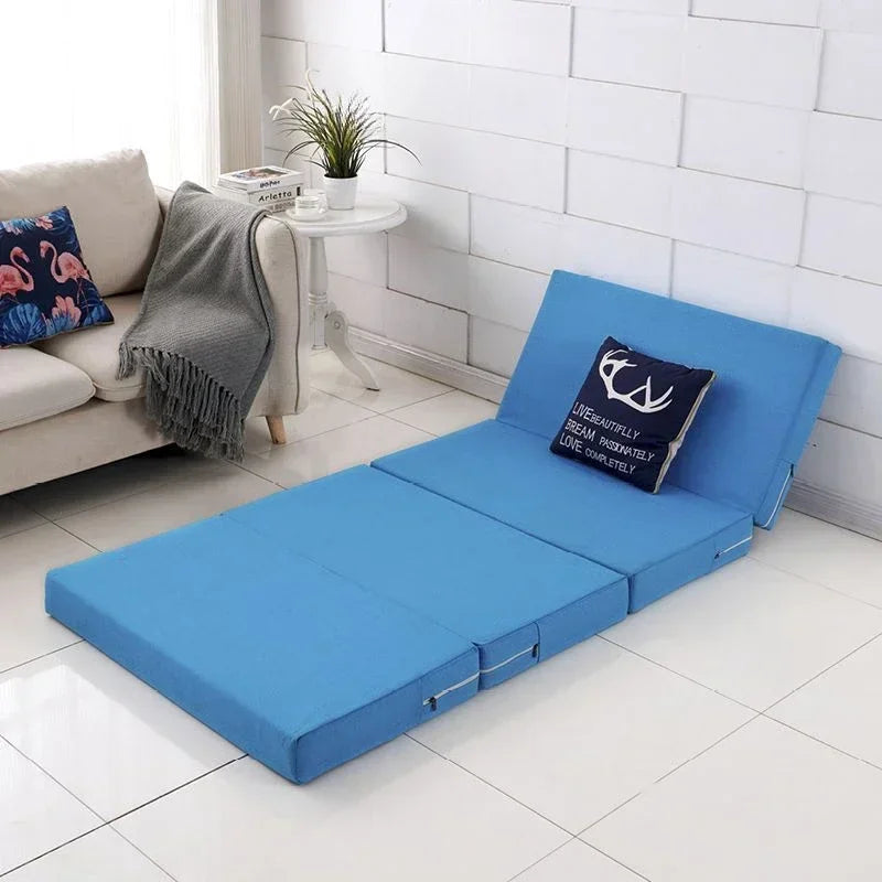 Simple Folding Mattress Foam Mat Tatami Yoga Pad Office Lunch Break Single Bed Furniture Foldable Sponge Mattresses