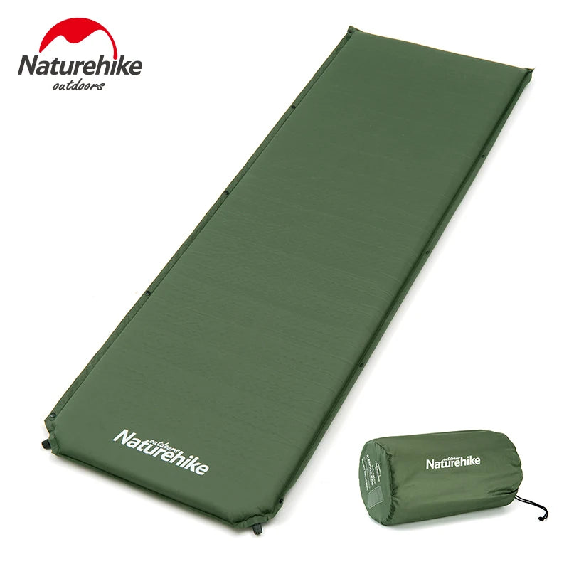 Naturehike Camping Self-Inflating Mattress 5cm Thick Foldable Hiking Airbed Off-Road Ultralight Waterproof Outdoor Sleeping Pad