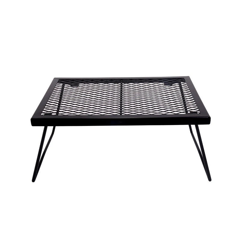 Campfire Grill Grate Heavy Duty Over Fire Camp Grill Foldable Camp Fire Cooking Rack for Camping Barbecues Picnic