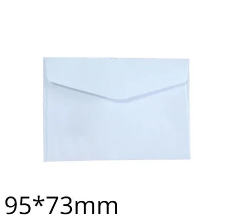 10-100 pcs Classical White Kraft Blank Mini Paper Window Envelopes Wedding Invitation Envelope Gift Envelope