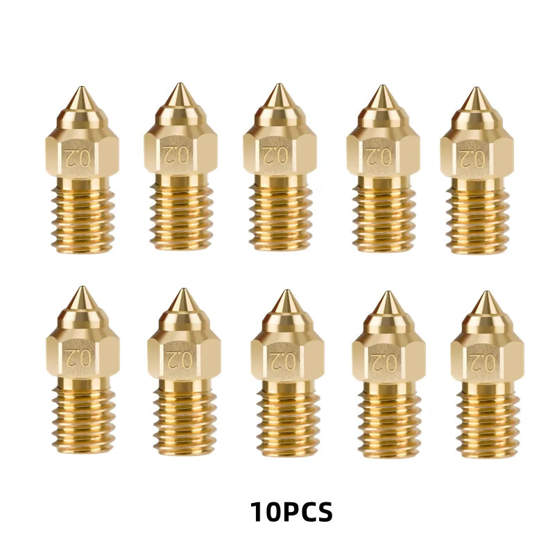 3D Printer High Speed Nozzle For ENDER 7 Spider Ender 3 V3 SE ender 5 S1 0.2 0.4 0.6 0.8 1.0mm 3D Printer Parts Nozzle 3/5/10pcs