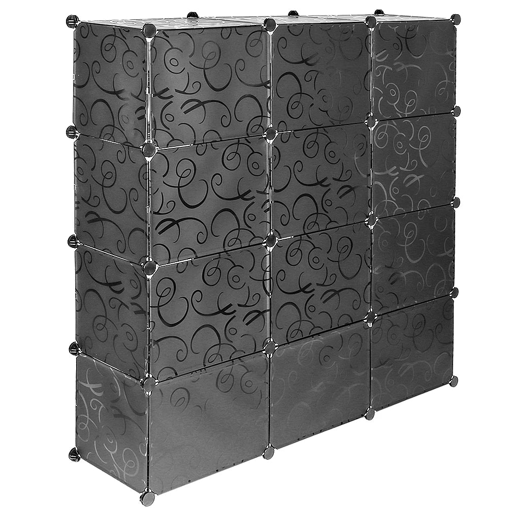 Shoe rack for 48 pairs of shoes, shoe cabinet with 3 x 8 tiers, for hallway, bedroom, entrance, 30 x 40 x 30 cm per compartment