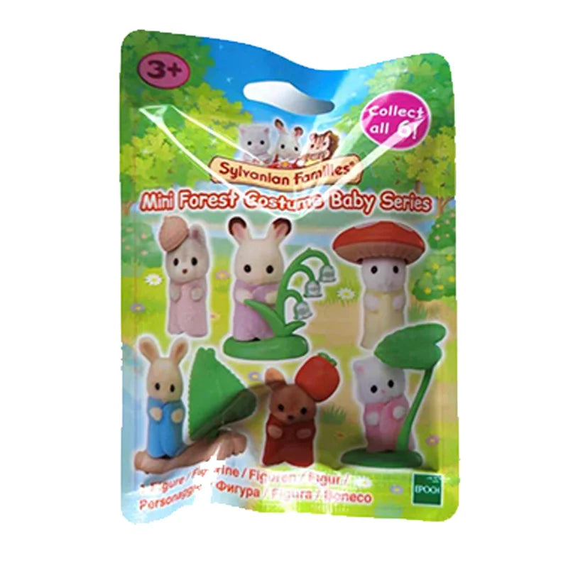 in stock Sylvanian Families Toys Girl Toy Kitchens Mini Baby Party Blind Bags Dolls for Girls Miniature Food Children's Kitchen