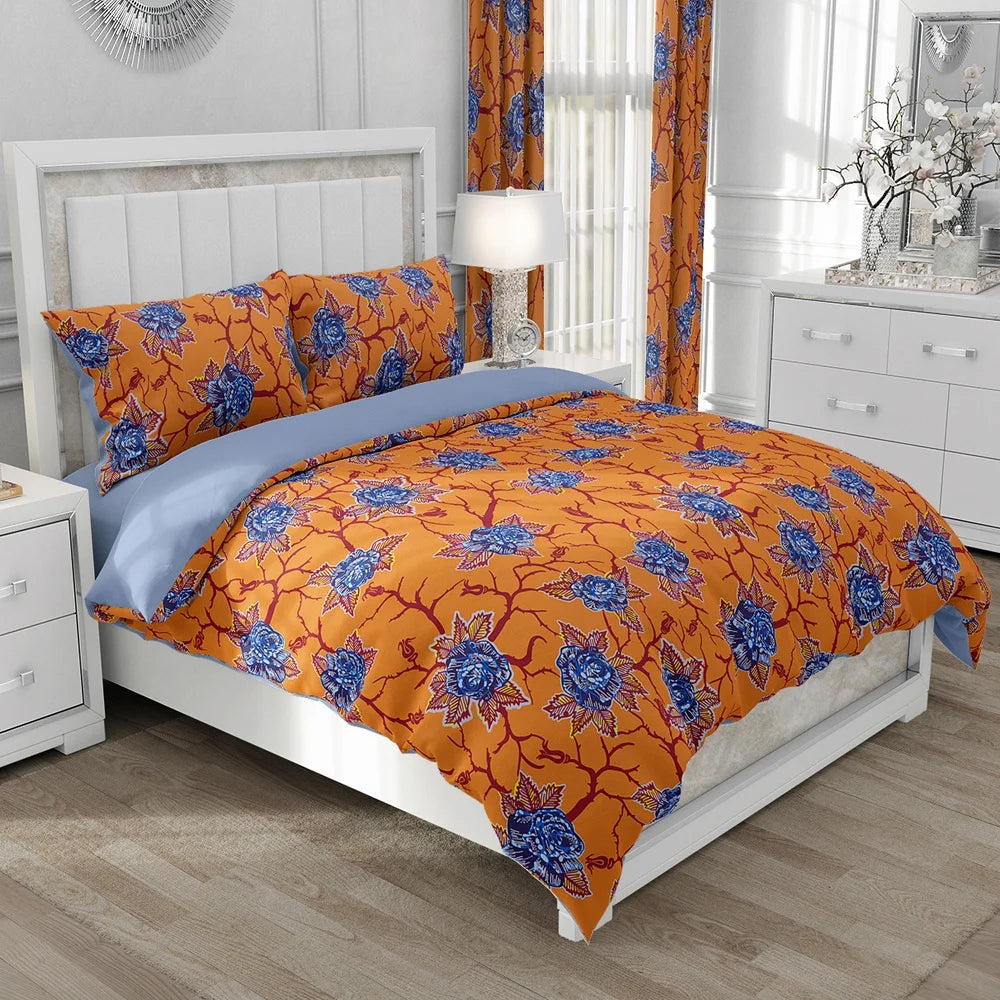 Nordic Linen Bedding set Duvet cover set King/Euro/240x220 size Bed Set Blanket/Quilt Covers for home Bedclothes bird