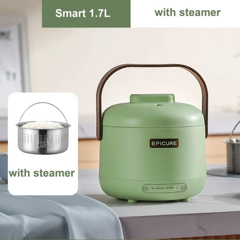 1.7L Smart Low-sugar Rice Cooker Home Rice Soup Separation Rice Cooker Multi-function Electric Cooker Non-stick Auto Keep Warm
