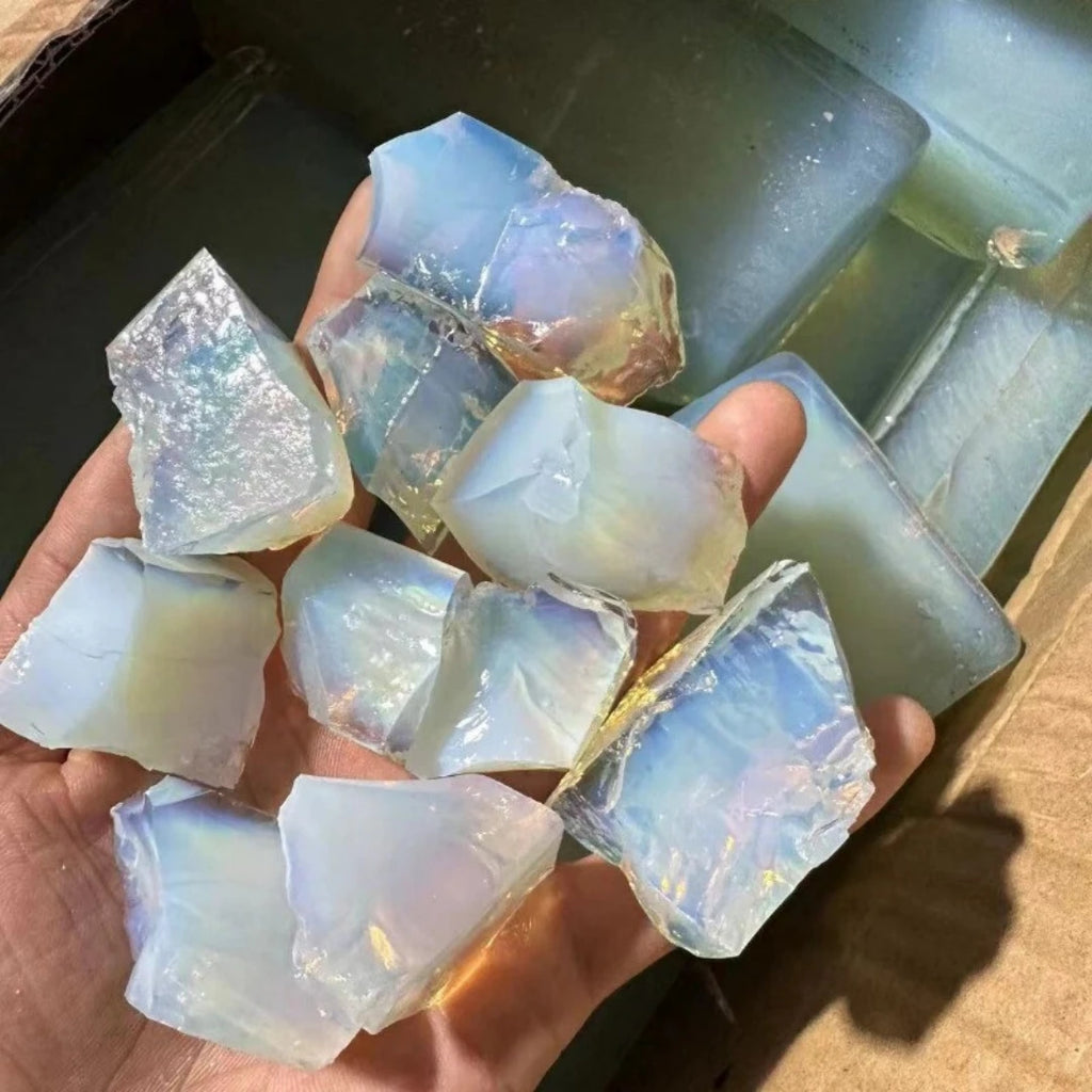 40g/120g/240g Natural Opal Rough Stone, Irregular Mineral Specimen, Diffuser stone, Fish Tank Garden Bonsai Home Decoration Gift