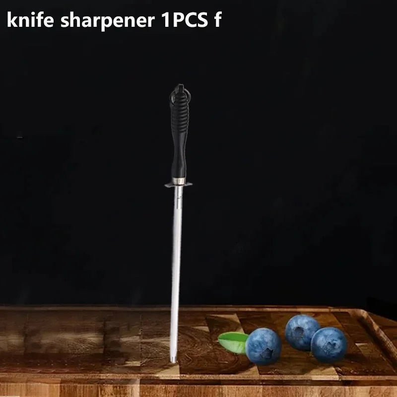 WXCOO Multifunctional Steak Knife Durable Stainless Steel with Sheath Meat Cutting BBQ Chef Fruit Knife Cooking and Slicing Tool