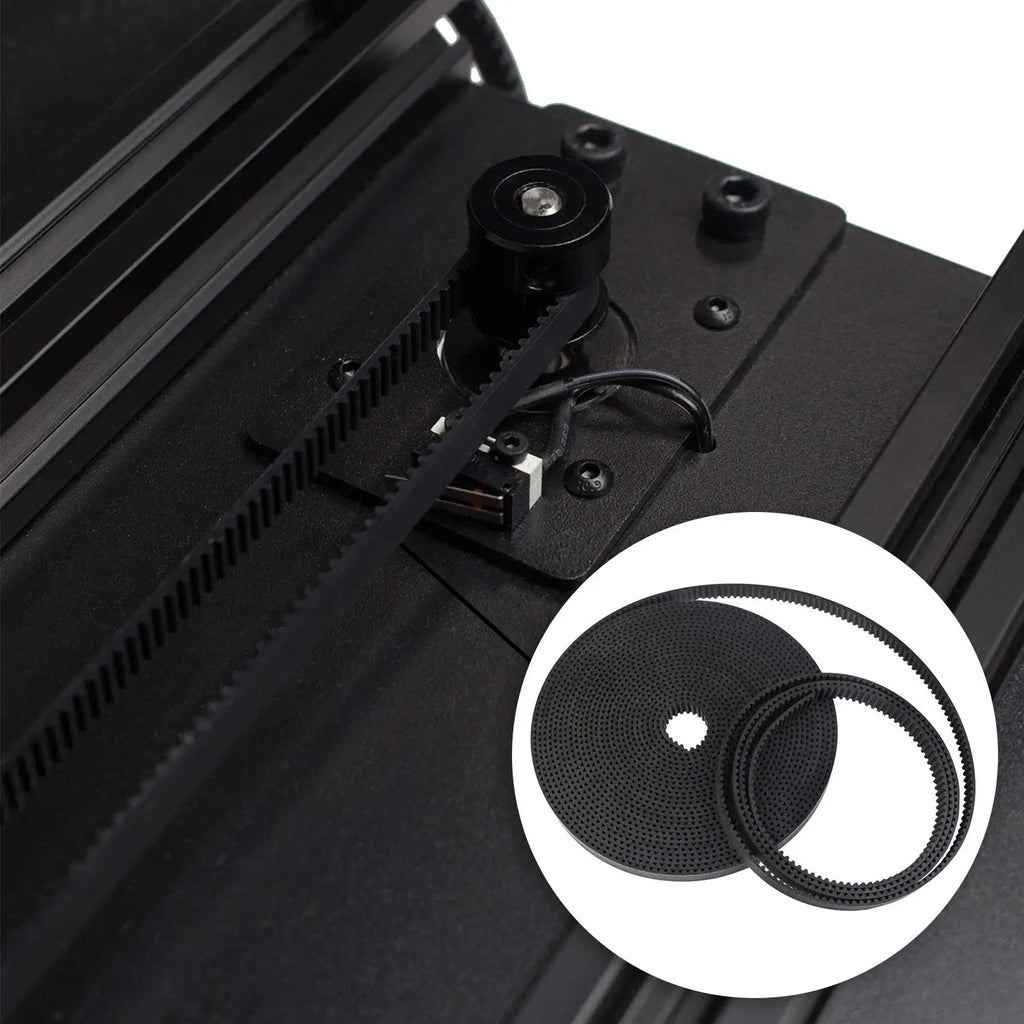 1/2m GT2-6/10mm Open Timing Belt 2GT Aramid Fiber Rubber/PU with Steel Core Gt2 Belt Cutting Length for 3D Printer