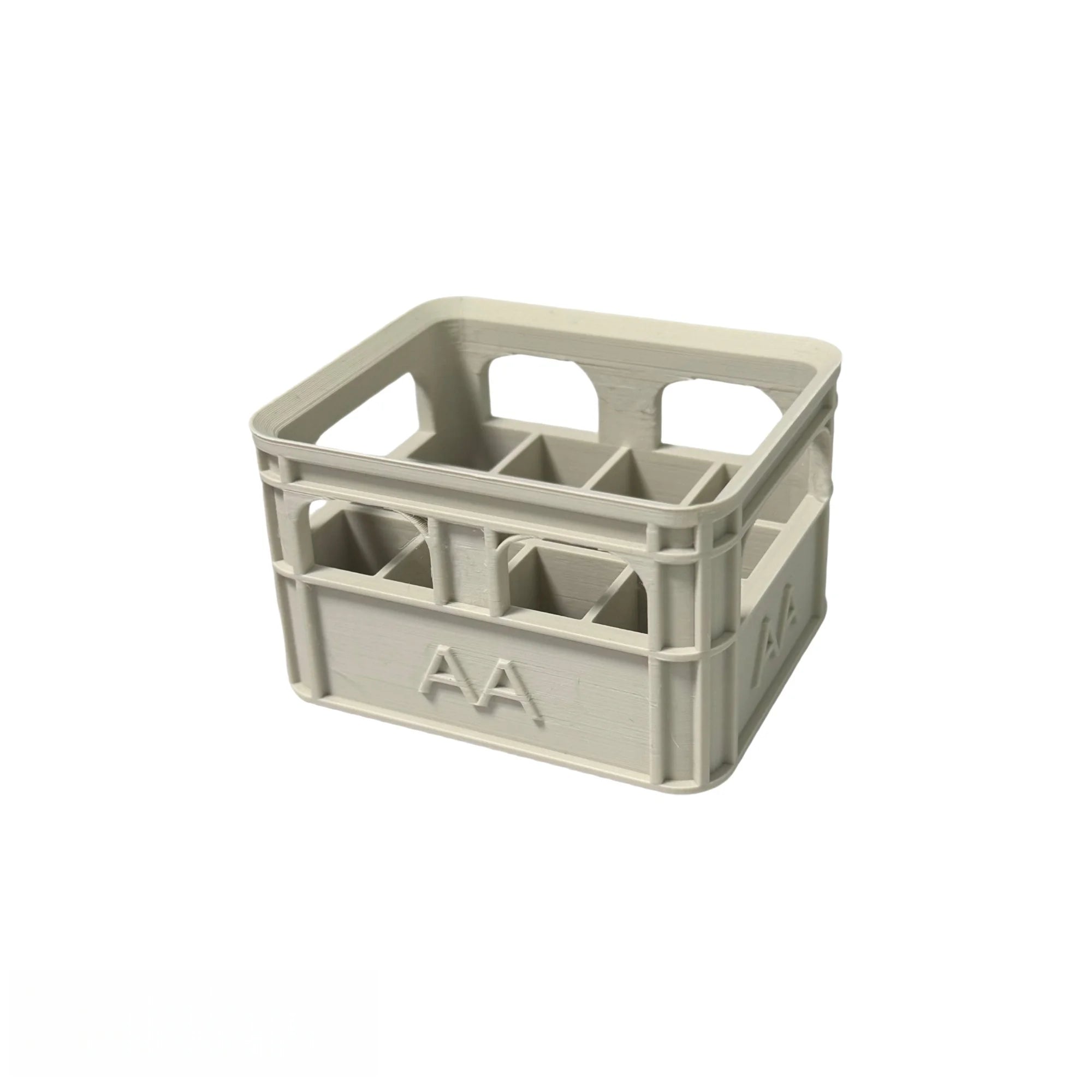 Retro industrial-style beer frame battery storage box, creative multi-functional large battery organizing basket, desktop decora