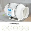 Duct round 3 inch 4 inch 5 inch 6 inch 8 inch exhaust ventilation fan kitchen household extractor fan bathroom exhaust fan