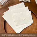 4 Envelopes + 2 Letter Papers Set, Simple Literary Stationery Set, Journal Letter Greeting Card Decor Material