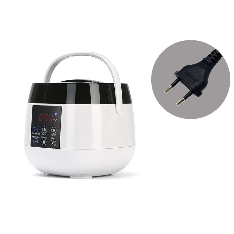 2026 New 500CC Wax Heater Warmer Hair Removal Wax Machine SPA Body Epilator Paraffin Wax Pot Smart LCD Temperature Display