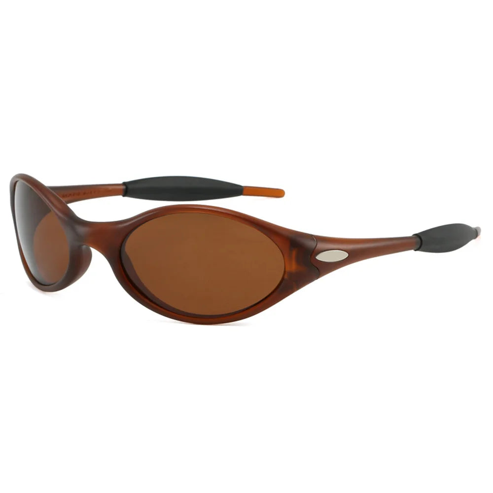 2026 Y2k Euro-american Polarized Sunglasses For Men And Women Tr Retro Oval Round Frame Outdoor Cycling Driving Sunglasses.