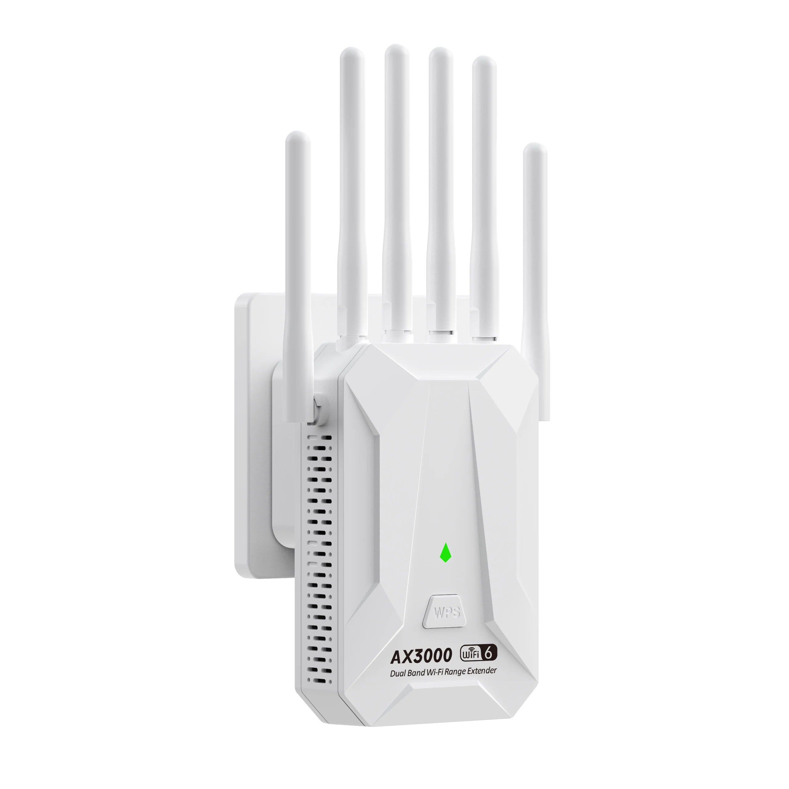 3000Mbps WiFi 6 Repeater WiFi Amplifier Network Expander Router Power Extender Booster 2.4G 5G 6 Antenna for Router Home Office