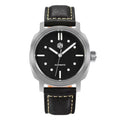 San Martin Men Watch 40mm YN55 Gradient Brown Dial Vintage Simple Automatic Mechanical 10 Bar BGW-9 Quick Release Leather Strap