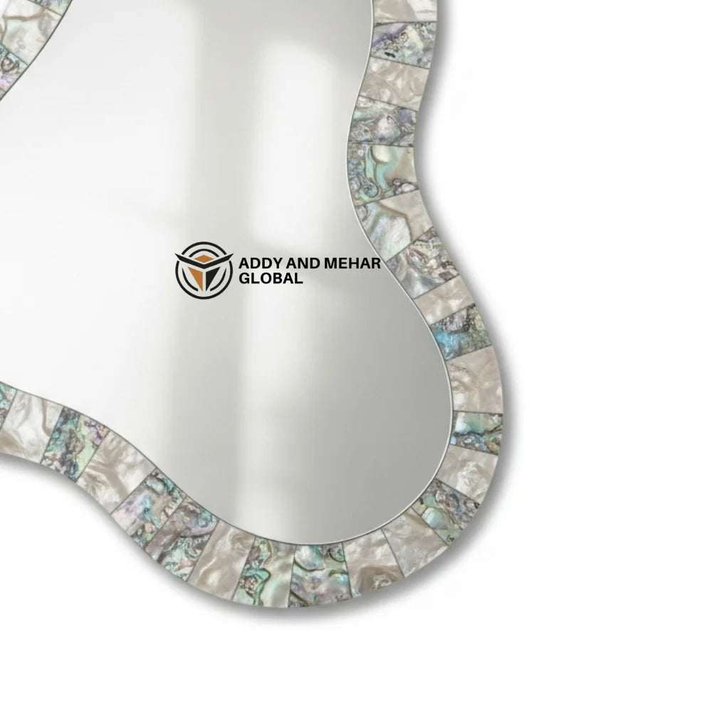 Luxury Square MDF Inlay Art Deco Wall Mirror Handmade Eco-Friendly 5.0mm Thick for Wedding Home & Hotel Decor