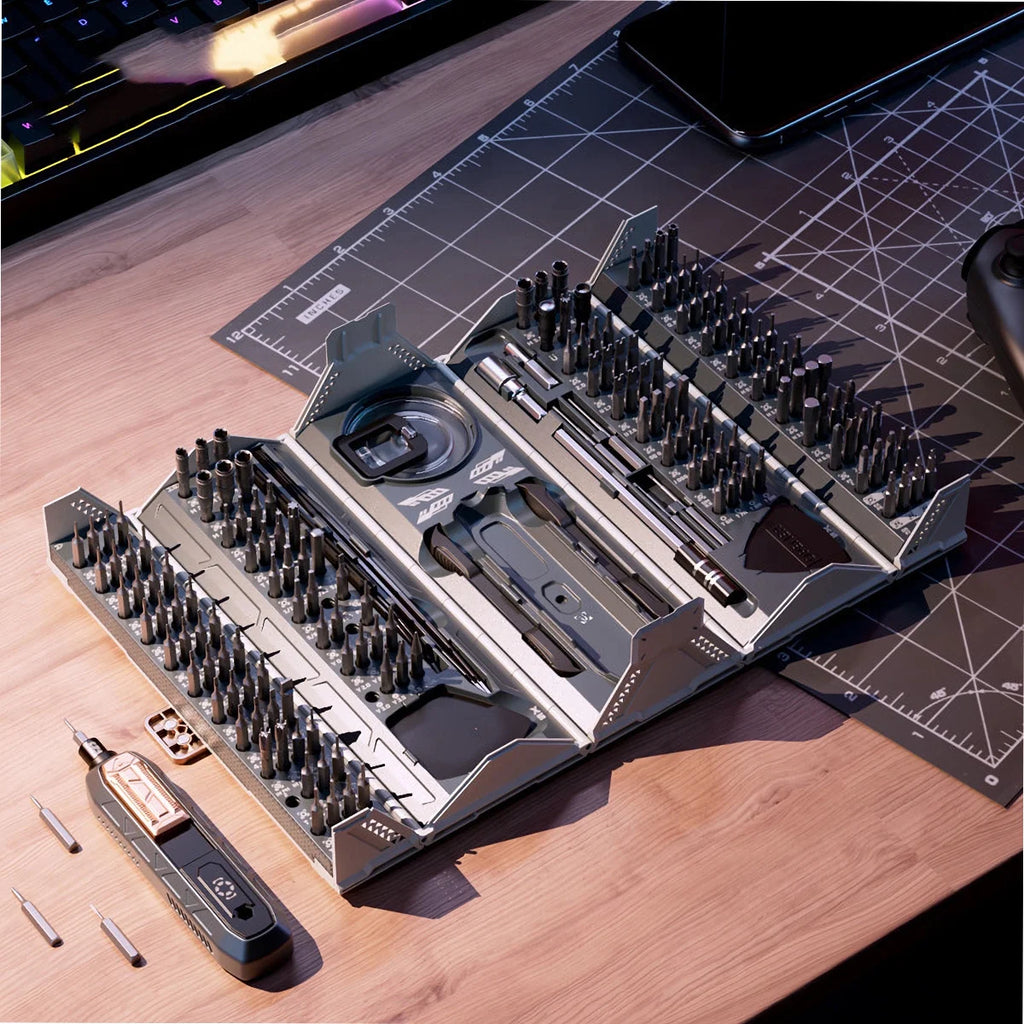 180 In 1 Screwdriver Set Phillips Torx Hex Cr-V Bits Precision Magnetic Screw Driver For Mobile Phone Computer Repair Tools Kit
