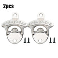 Zinc Alloy Wall Bottle Opener Kitchen Bottle Opener Retro Alloy Wall Mounted with Screws Party Antique Beer Bottle Opener