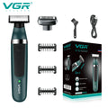 VGR Electric Shaver Hair Trimmer Professional 2 in 1 Shaver Razor Waterproof Beard Trimmer Household Hair Shaving for Men V-393