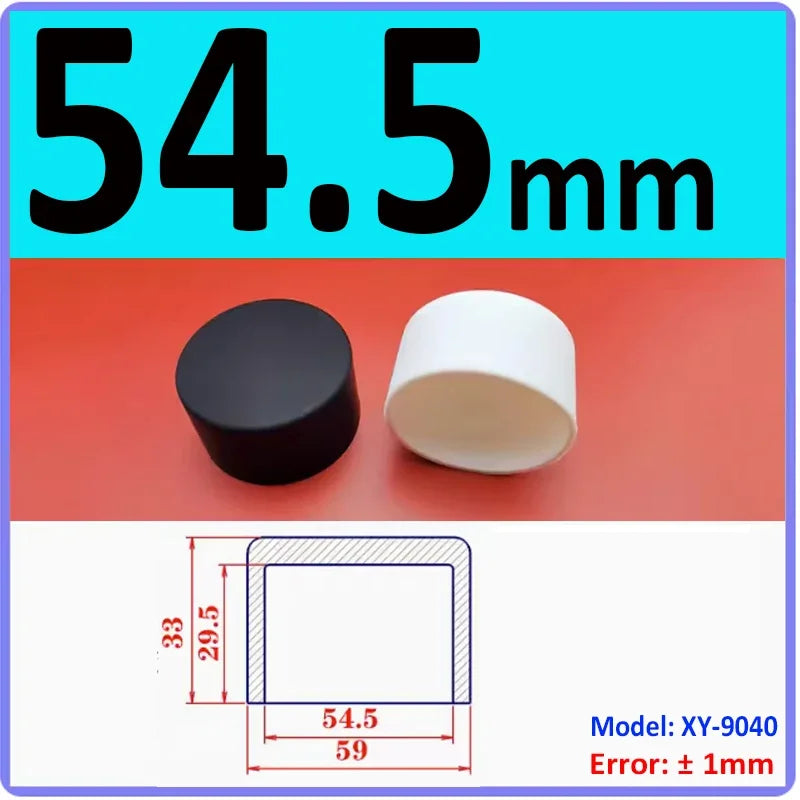  White Silicone rubber cover round steel pipe sleeve end protective cap anti-collision and high temperature resistant 3~68.5mm