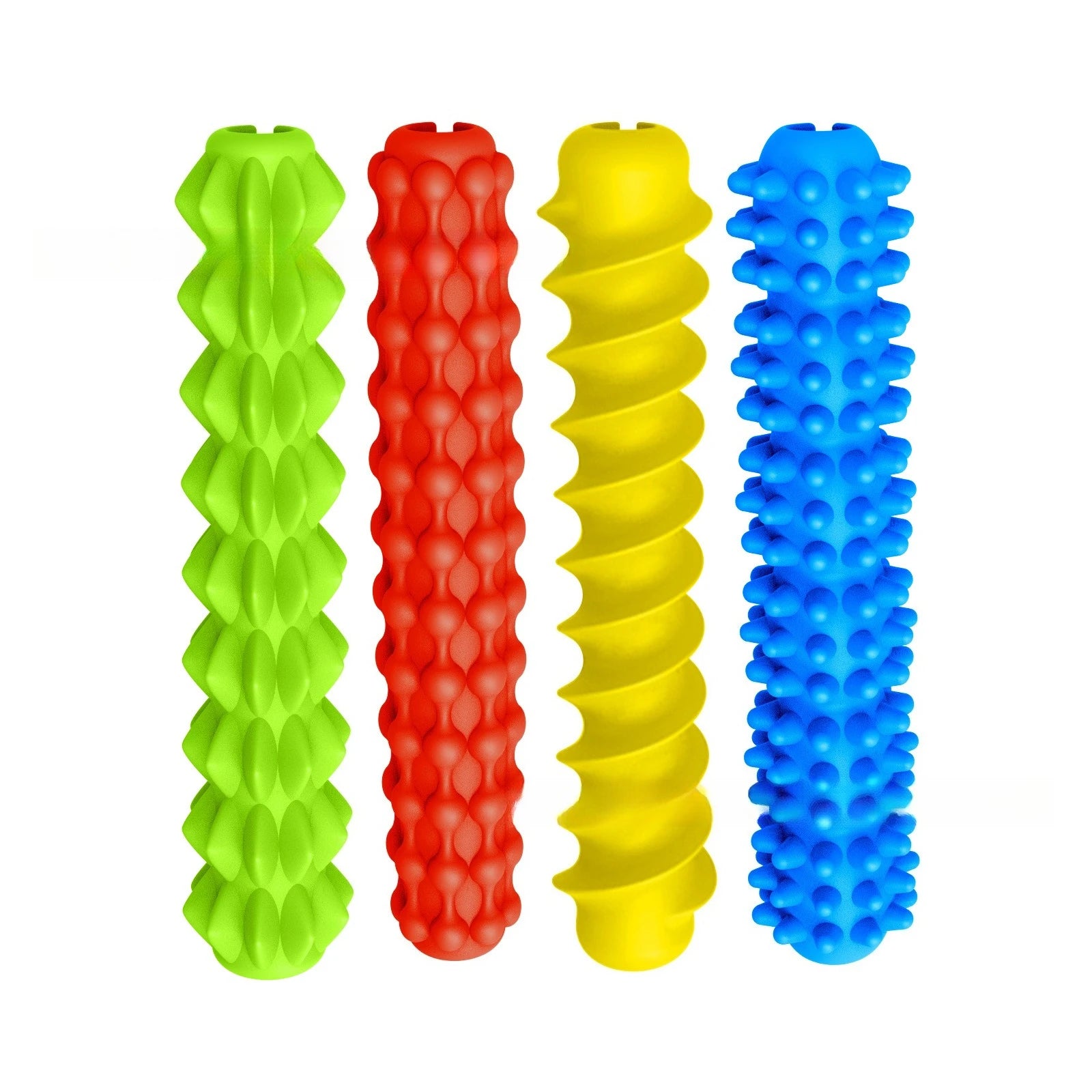 Fashion Creative Hot-selling Fashion 4-piece Textured Silicone Pencil Holder Tactile ADHD and Autism Anxiety Relief