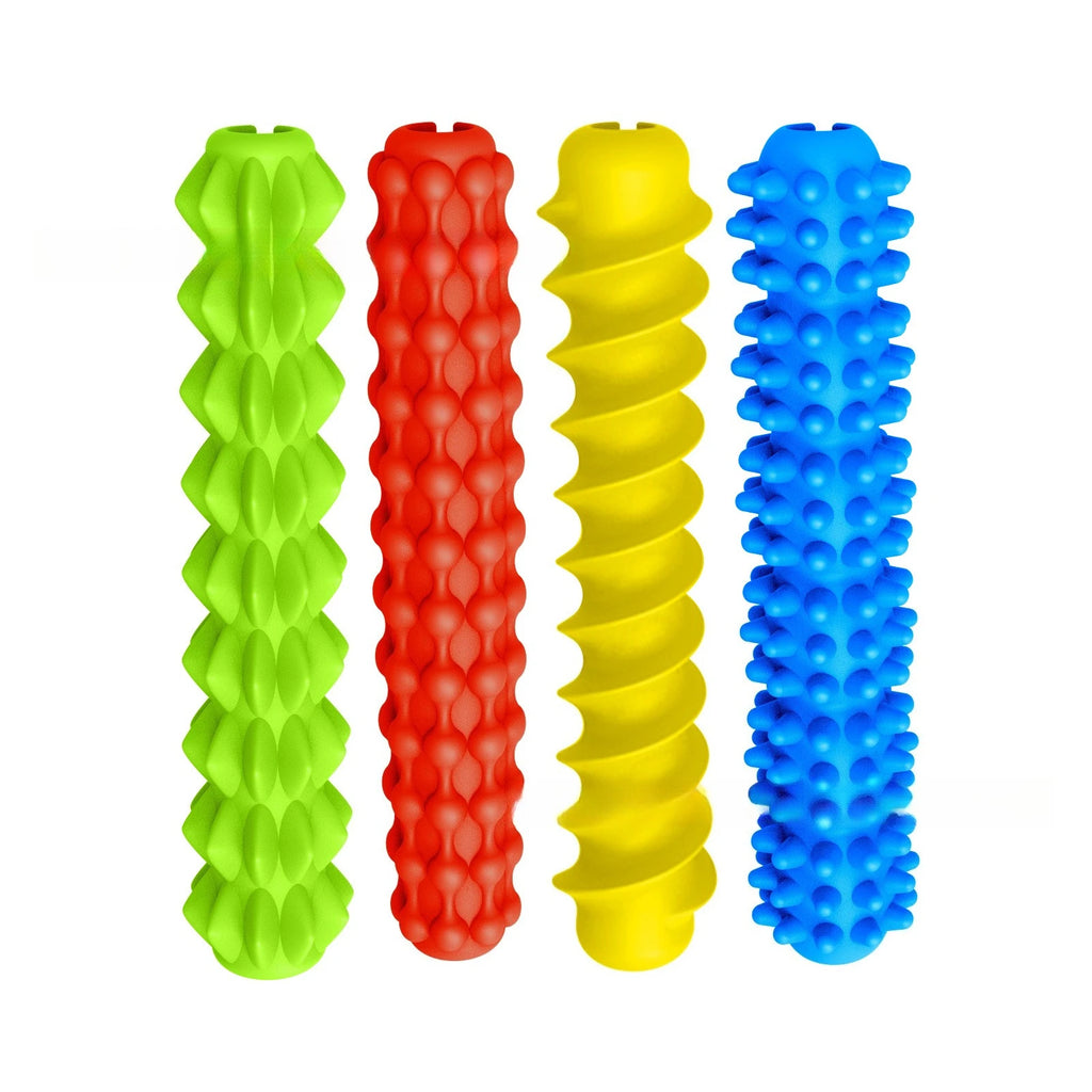 Fashion Creative Hot-selling Fashion 4-piece Textured Silicone Pencil Holder Tactile ADHD and Autism Anxiety Relief