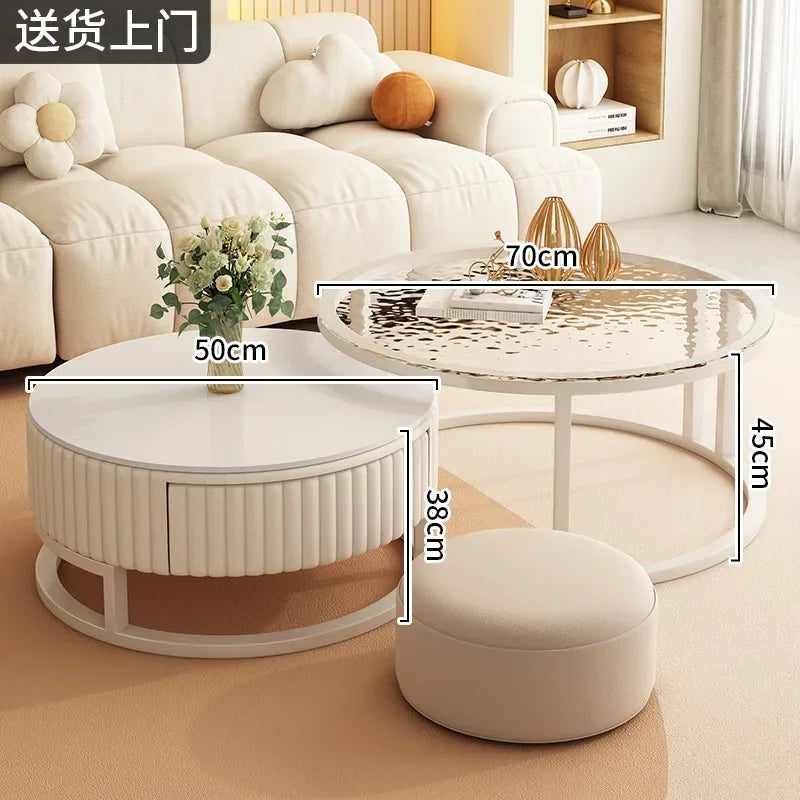 Designer Organizer Coffee Table Clear Round Kitchen Photo Album Coffee Table Mechanism Unique Mesa Auxiliar Entrance Furniture