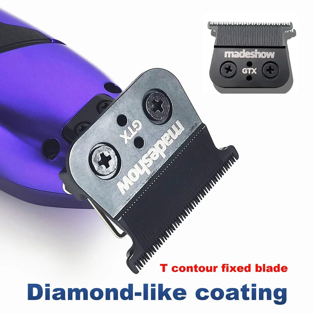 KULILANG Professional Barber R77F R55F R11F Gradient Electric Hair Clipper Titanium Plated FADE Blade 7200rpm Hair Salon Trimmer