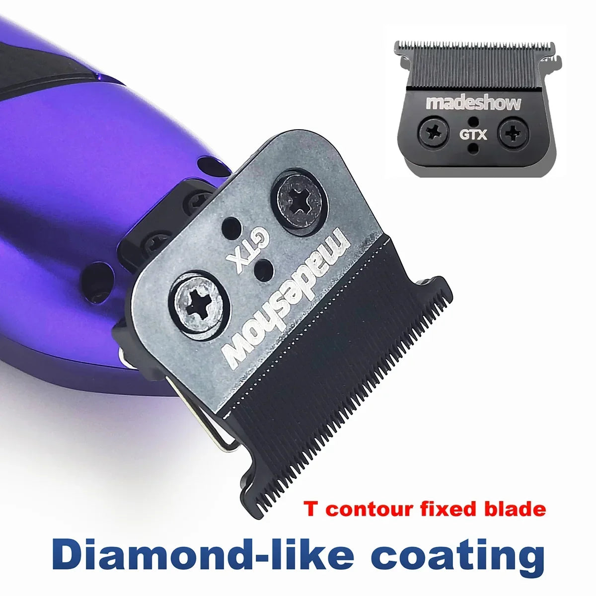KULILANG Professional Barber R77F R55F R11F Gradient Electric Hair Clipper Titanium Plated FADE Blade 7200rpm Hair Salon Trimmer