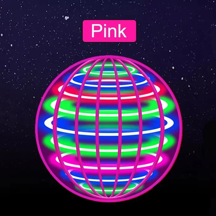 Floating Magic UFO Flying Ball LED Dazzling Lights Automatic Spinning Flying Machine Outdoor Sports Toy Birthday Gift