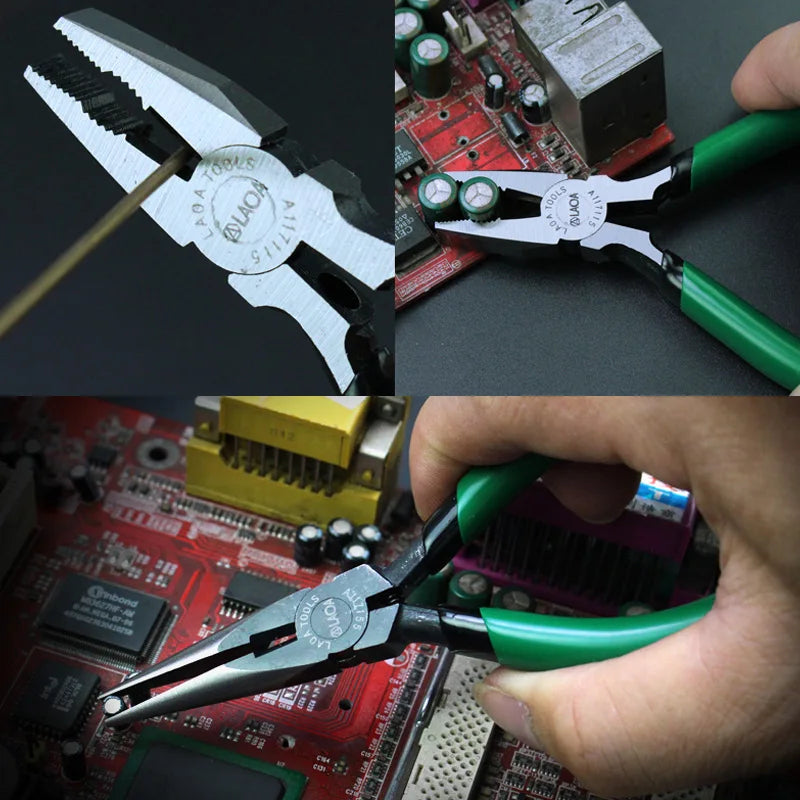 LAOA 5 Inch Mini Wire Cutter Pliers Needle Nose Pliers Diagonal Cutting Pliers Durable Hand Tools For DIY And Electrical Work