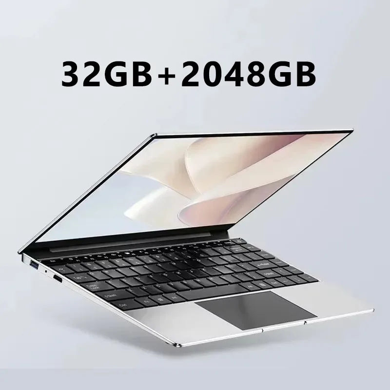 2026 LENO Gaming Laptop 15.6'' Windows 11  Intel Core i7-8650U 32GB RAM 2TB SSD Laptop Fingerprint Unlock Office Notebook Computer