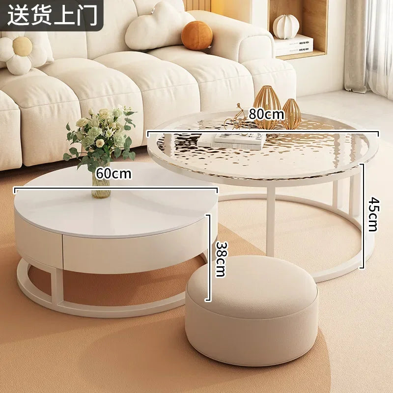 Designer Organizer Coffee Table Clear Round Kitchen Photo Album Coffee Table Mechanism Unique Mesa Auxiliar Entrance Furniture