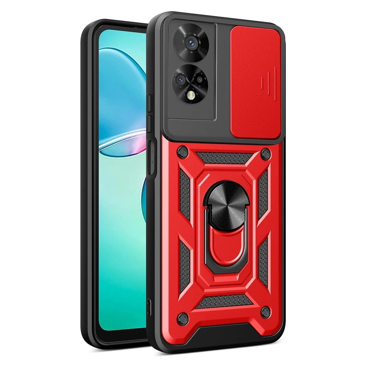 Armor Case For TCL 50 SE 40 SE 4G Cover Lens Protection With Ring Magnetic Holder Coque Fundas