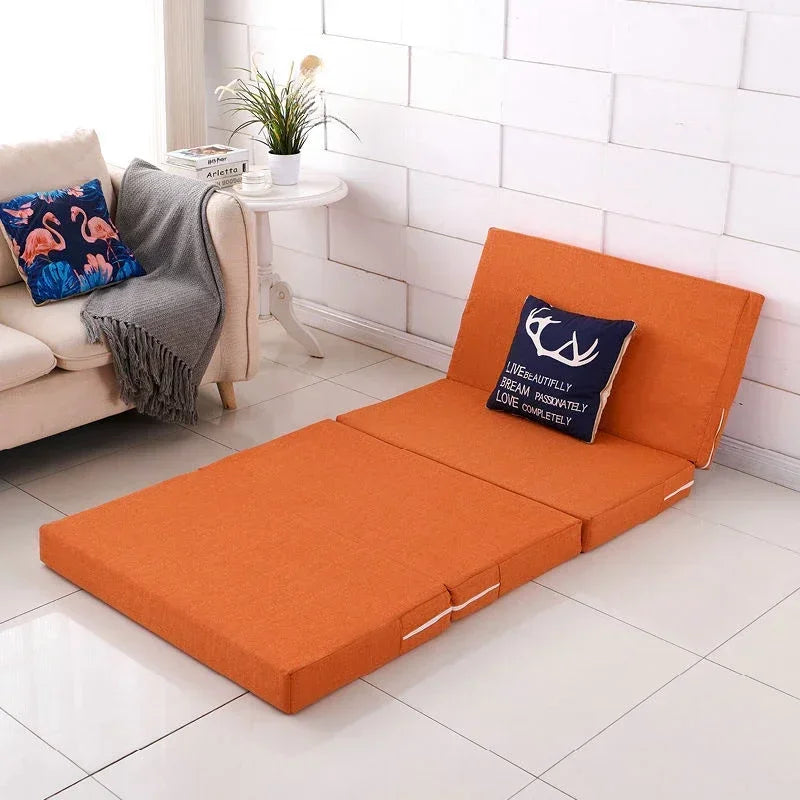 Simple Folding Mattress Foam Mat Tatami Yoga Pad Office Lunch Break Single Bed Furniture Foldable Sponge Mattresses