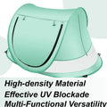 beach Baby Shade Tent UV Resistant Toddler Dome Foldable Baby Pop Up Tent for Vacation Camping Pool Beach Travel Backyard