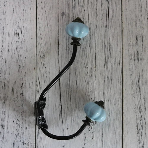 Ceramic Pumpkin Wall Mounted Coat Hooks Various Colors Home Decorative Hooks for Hanging Clothes Bags Towel Hangers Curtain Rack