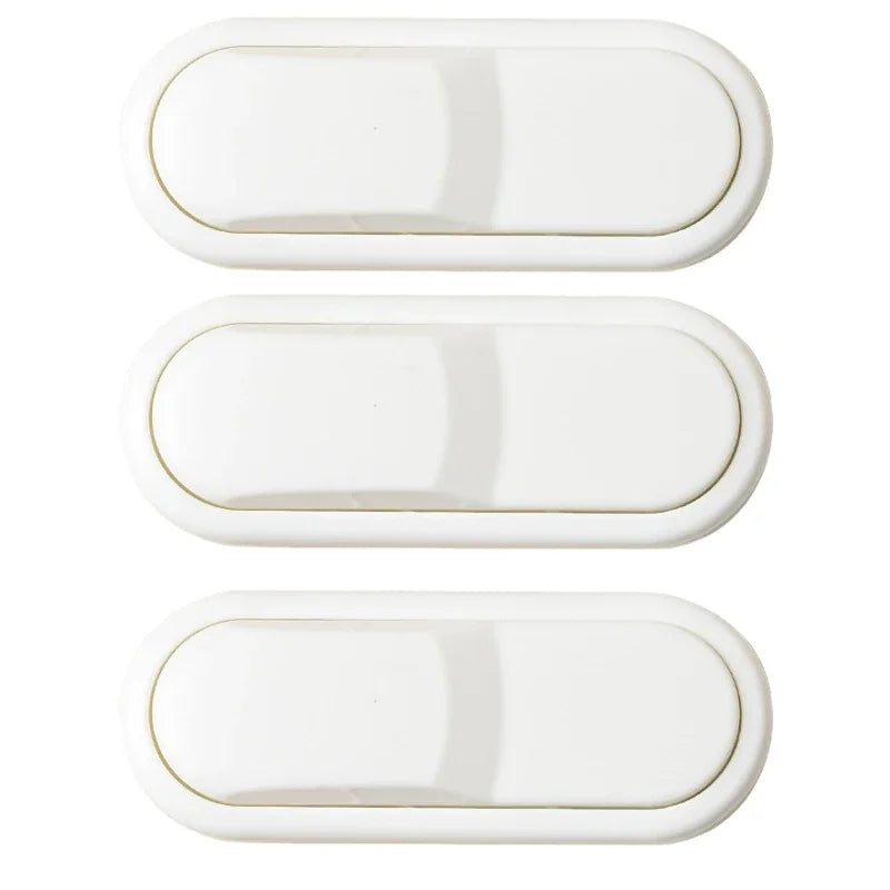 Children's Drawer Safety Lock Cabinet Door Protection Latch Baby Anti Pinch Hand Invisible Lock Opposite Door Wardrobe Locks